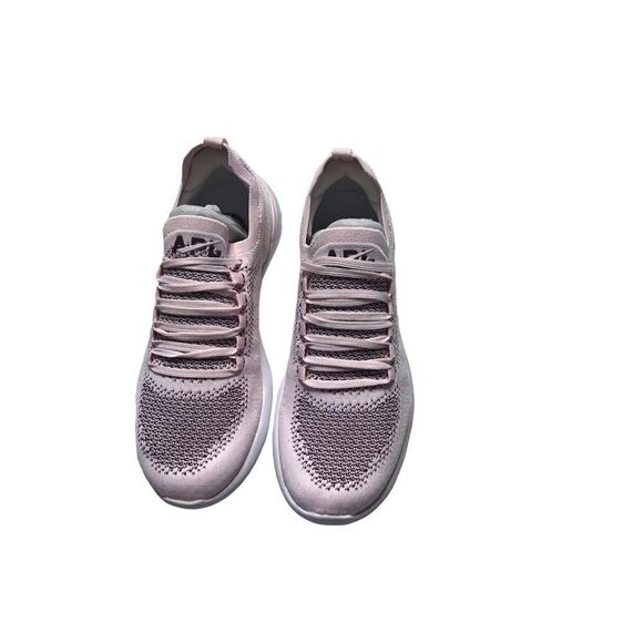 APL Women's Pink Lace-Up Techloom Breeze Running Shoes Size 7.5 - Picture 1 of 5